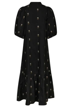 Neo Noir Veronica Flower Emb Dress 166846< Kjoler