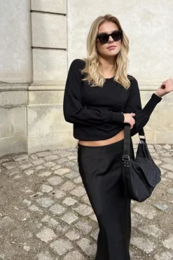 Neo Noir Vicky Heavy Sateen Skirt< Nederdele