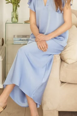 Vicky Heavy Sateen Skirt*Neo Noir Outlet