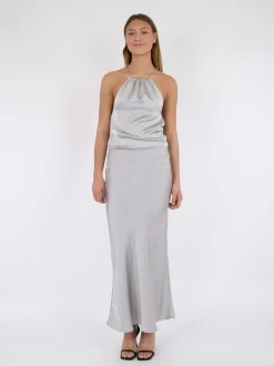 Vicky Heavy Sateen Skirt*Neo Noir New