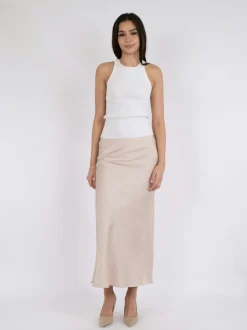 Neo Noir Vicky Heavy Sateen Skirt< Nederdele