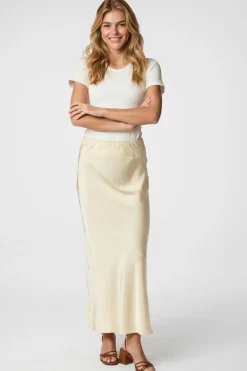 Vicky Heavy Sateen Skirt 159588*Neo Noir Discount