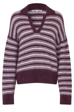 Second Female Vienna Knit Collar 59982< Strik|Bluser & Skjorter