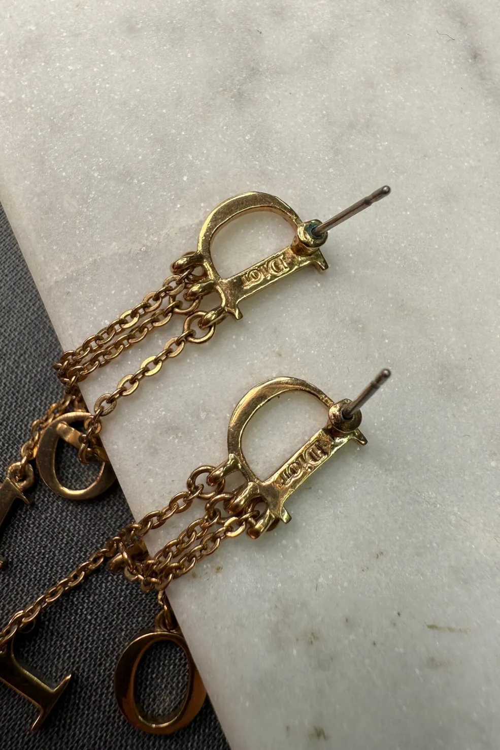 Vintage Dior Ørestikker*Preloved Vintageline x Molly&My Outlet