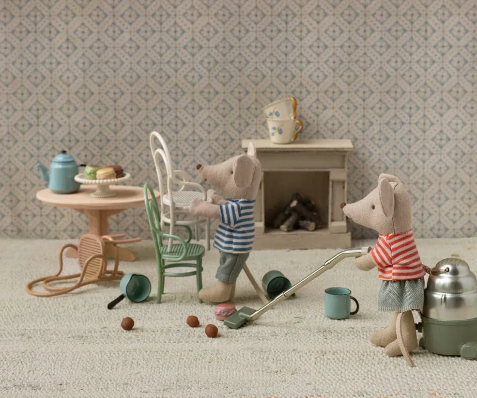 Maileg Vintagestol, Mus, Råhvid<Børn Bad, Leg & Interiør