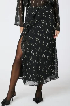 Neo Noir Vinza Flower Branch Skirt< Sæt 🛍️