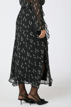 Neo Noir Vinza Flower Branch Skirt< Sæt 🛍️