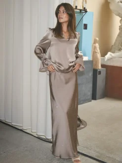 Neo Noir Viso Heavy Sateen Bedaz Skirt 166890< Nederdele