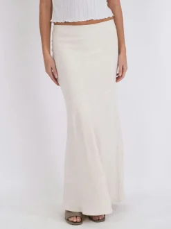 Neo Noir Viso Linen Skirt< Nederdele