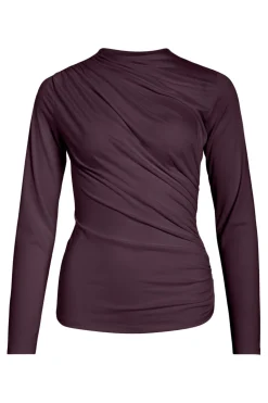 Vila Vizurna Funnelneck L/S Top/R< Bluser & Skjorter