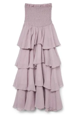 Vero Moda Vmdelilah Sl Smock Ruffle Dress< Kjoler