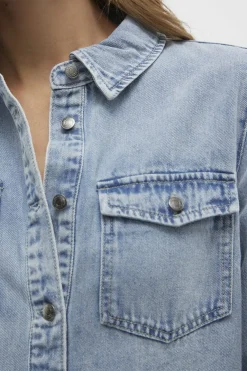 Vmjennie Ls Short Denim Dress Mix*Vero Moda Sale