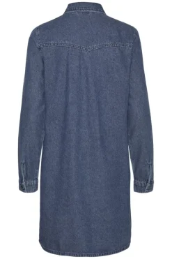 Vmjennie Ls Short Denim Dress Mix*Vero Moda New