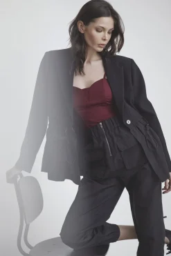 Co´Couture Volacc Mix Blazer 30317< Blazere