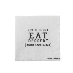 Wendy Serviet, Sort, FSC® Mix, Papir 82062813*Bloomingville Best