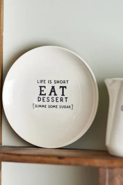 Bloomingville Wendy Tallerken, Hvid, Stentøj 82061413< Ting Til Køkkenet