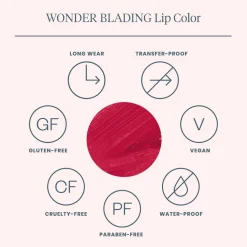 Wonderskin Wonder Blading Lip Stain Kit< Læbestift