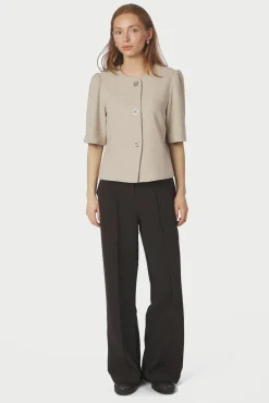 Xanthe Light Herringbone Blazer 167111*Neo Noir