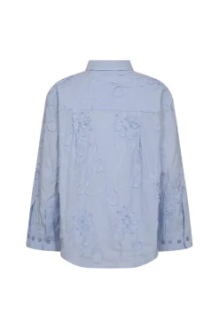 Co´Couture Xaviercc Stripe Flower Shirt 45040< Bluser & Skjorter|Ammevenligt Tøj