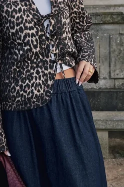 Yara Denim Long Skirt*Neo Noir Discount