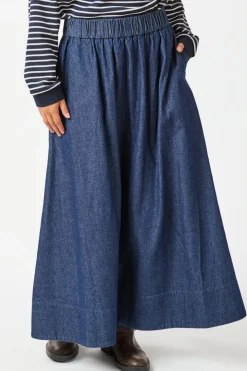 Yara Denim Long Skirt*Neo Noir Discount