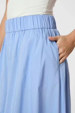 Yara Long Poplin Skirt 163076*Neo Noir Sale