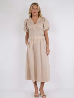 Yara Poplin Skirt*Neo Noir Hot