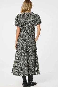 Neo Noir Yara Zebra Long Skirt 164709< Nederdele