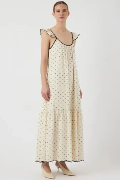 dobby Sl Ankle Dress*YAS