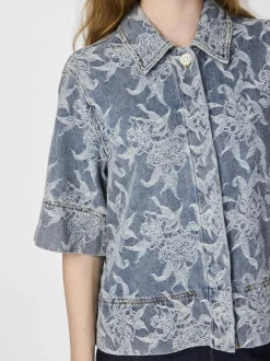 flamera 2/4 Denim Shirt*YAS