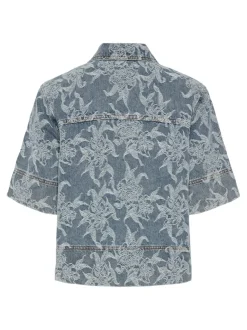 flamera 2/4 Denim Shirt*YAS