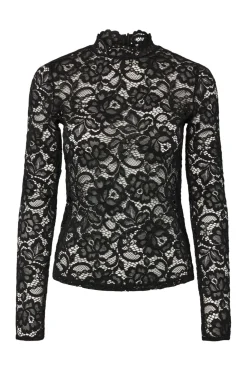 YAS lacey Ls Lace Top< Bluser & Skjorter