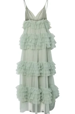 YAS lorraine Strap Maxi Tulle Dress 26038408< Kjoler