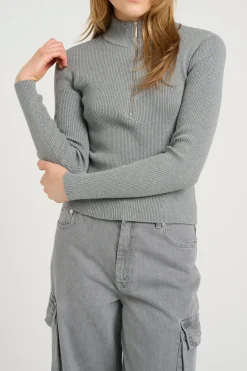 Yasmiagz Zipper Pullover 10909819*Gestuz Outlet