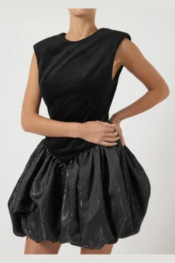 YAS sarah Sl Bubble Hem Dress Gf< Kjoler