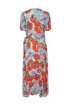 YAS sirima Ss Wrap Long Dress< Kjoler