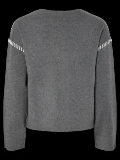 stitcha Ls Knit Pullover*YAS Best