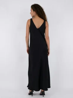 Neo Noir Zakia Heavy Sateen Dress< Kjoler