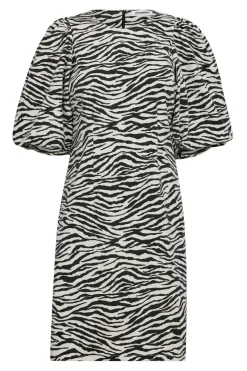 Co´Couture Zioncc Zebra Crop Puff Dress 36396< Kjoler